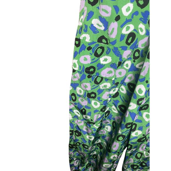 Diane Von Furstenberg for Target Green Dot Cargo Pants Nylon Size XS - Picture 3 of 8